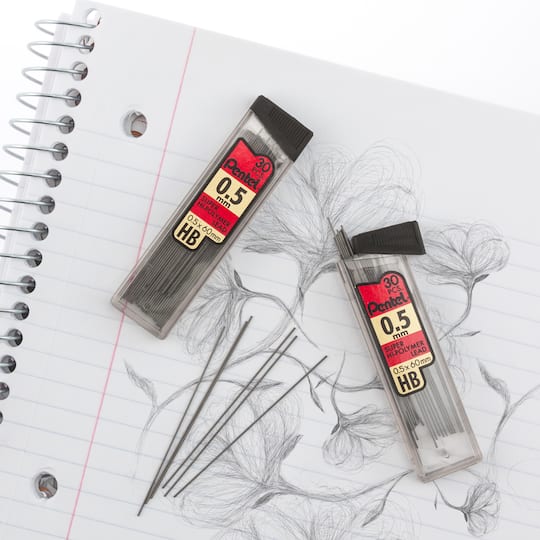 Pentel® 0.5mm HB Super Hi-Polymer Mechanical Pencil Lead Refills, 90ct.